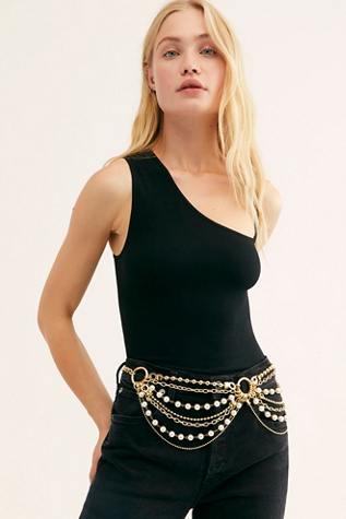 Taylor Pearl Chain Belt | Free People