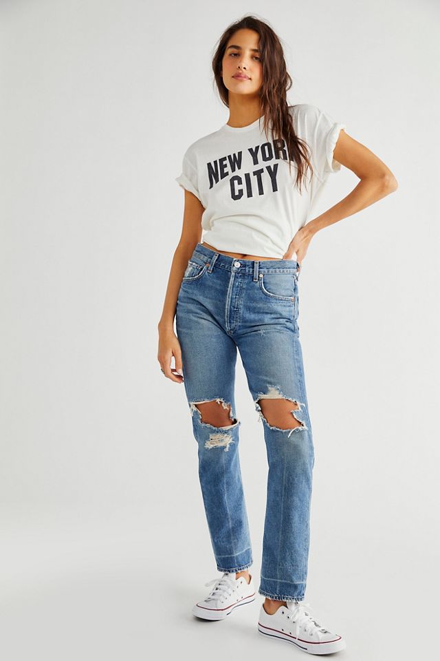 Citizens of Humanity Charlotte High-Rise Straight Jeans | Free People