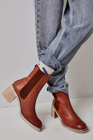 Essential Chelsea Boots by FP Collection at Free People in Whiskey, Size: EU 38.5