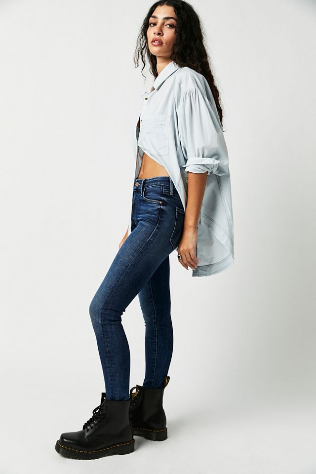 MOTHER The Looker Ankle Fray Jean Free People