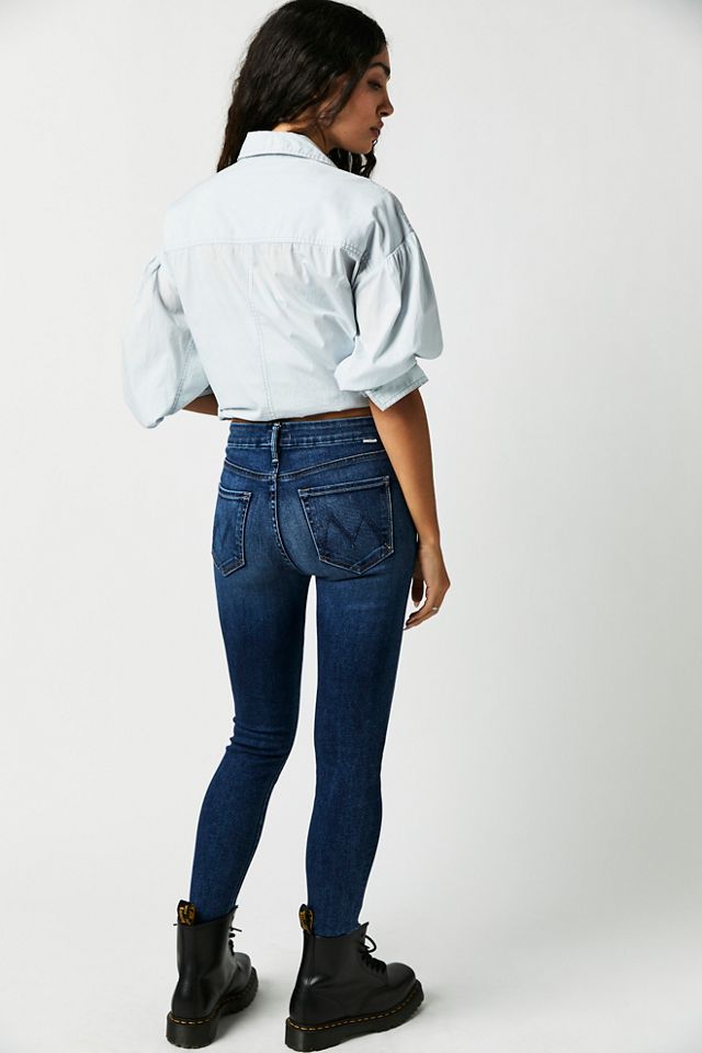 MOTHER The Looker Ankle Fray Jean | Free People