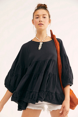 The Briana Tunic by free-est at Free People in Black, Size: Small