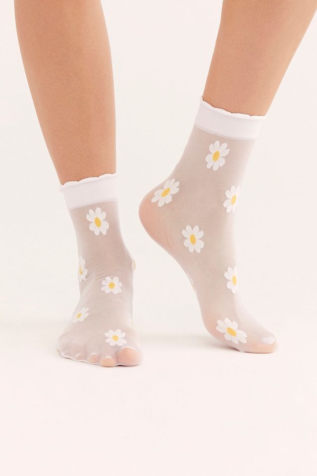 Little Daisy Sheer Socks #1