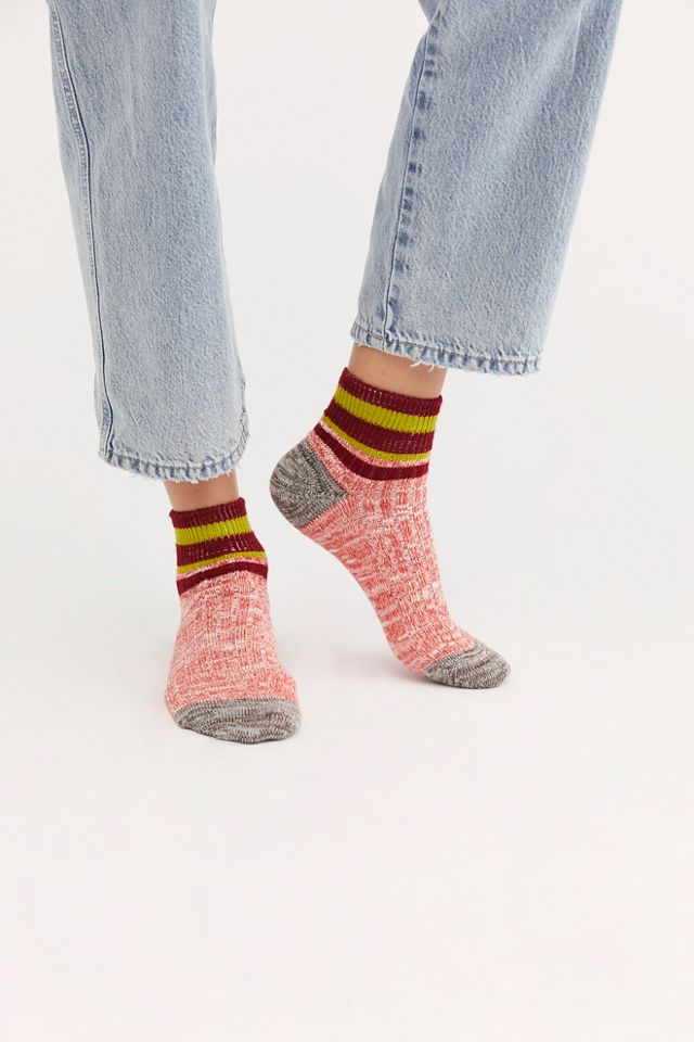 Two Step Stripe Ankle Socks #1