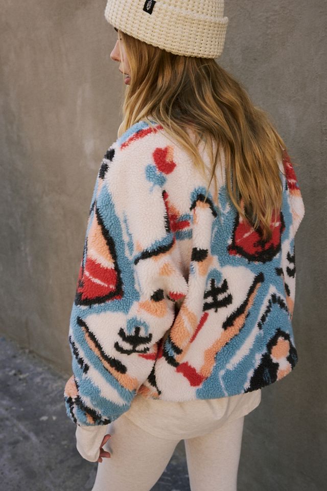 The Hit The Slopes Fleece Jacket by Free People - Puckered Up