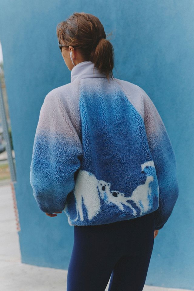Hit The Slopes Printed Fleece Jacket #3