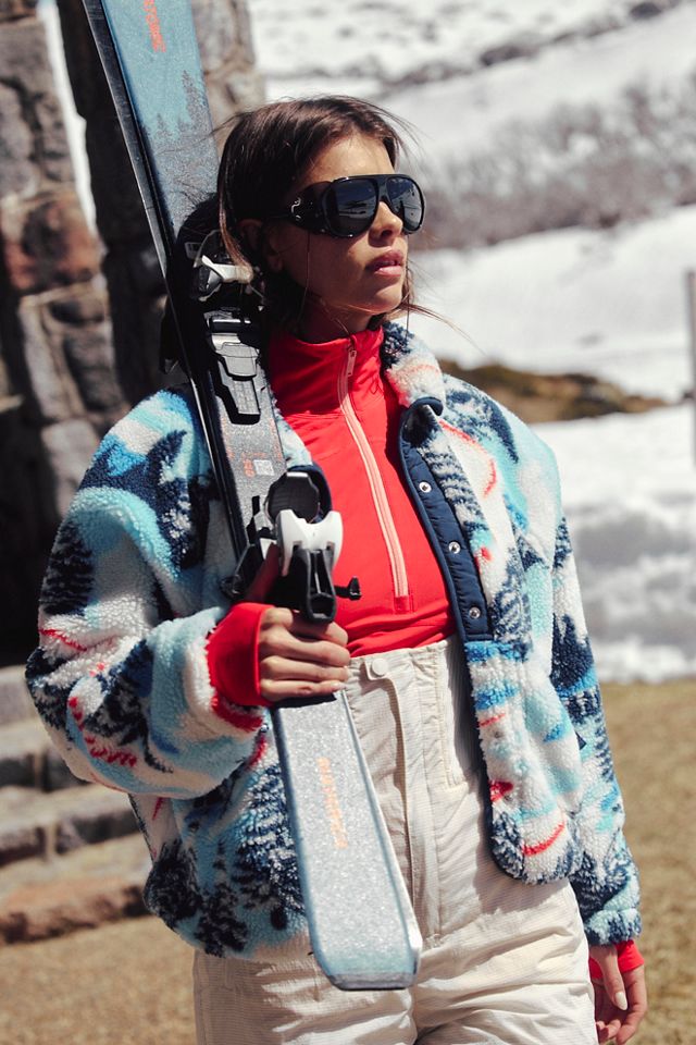 Hit The Slopes Printed Fleece Jacket #2
