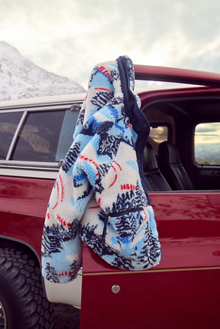 Hit The Slopes Printed Fleece Jacket