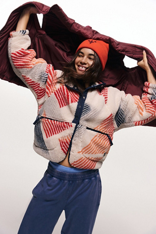 Hit The Slopes Printed Fleece Jacket product page