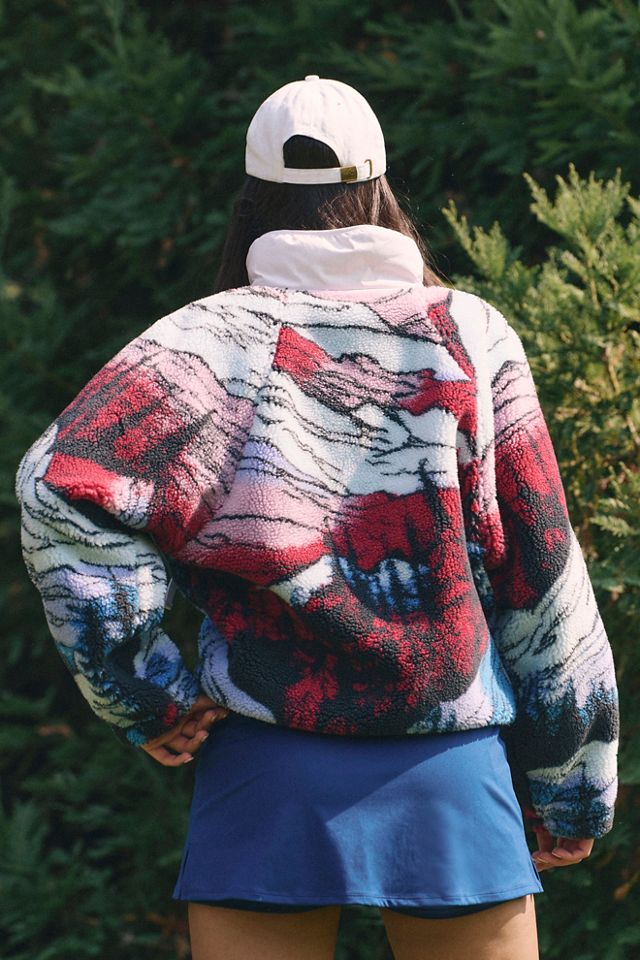 Free People - Hit The Slopes Printed Fleece Jacket main image 1