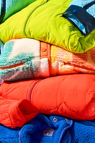 Hit The Slopes Printed Fleece Jacket