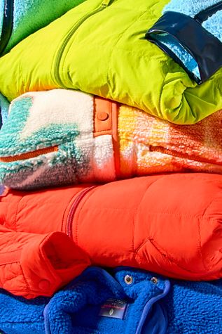 Hit The Slopes Printed Fleece Jacket