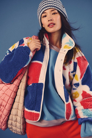 Hit The Slopes Printed Fleece Jacket