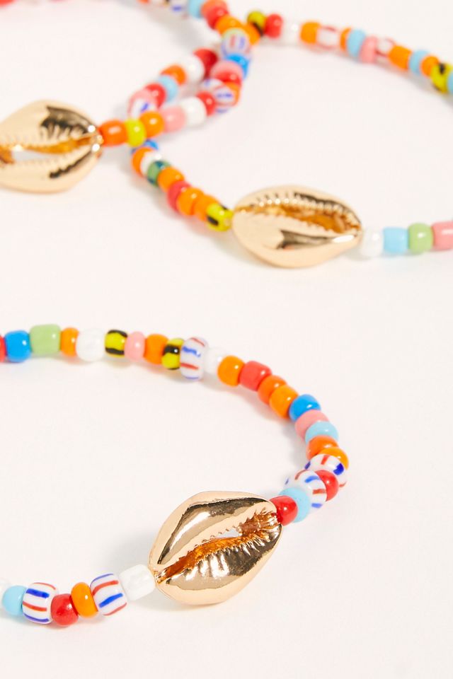 Shell Beaded Bracelet Set #1