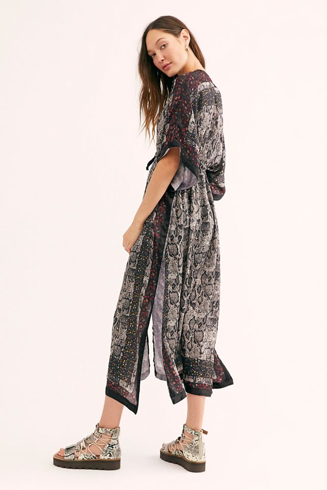 Haze Print Kimono #1