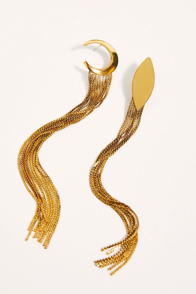 Gold Dust Dangle Earrings #1