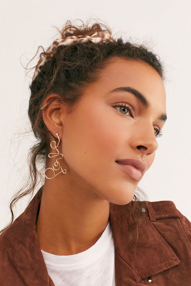 Love Dangle Earrings #1