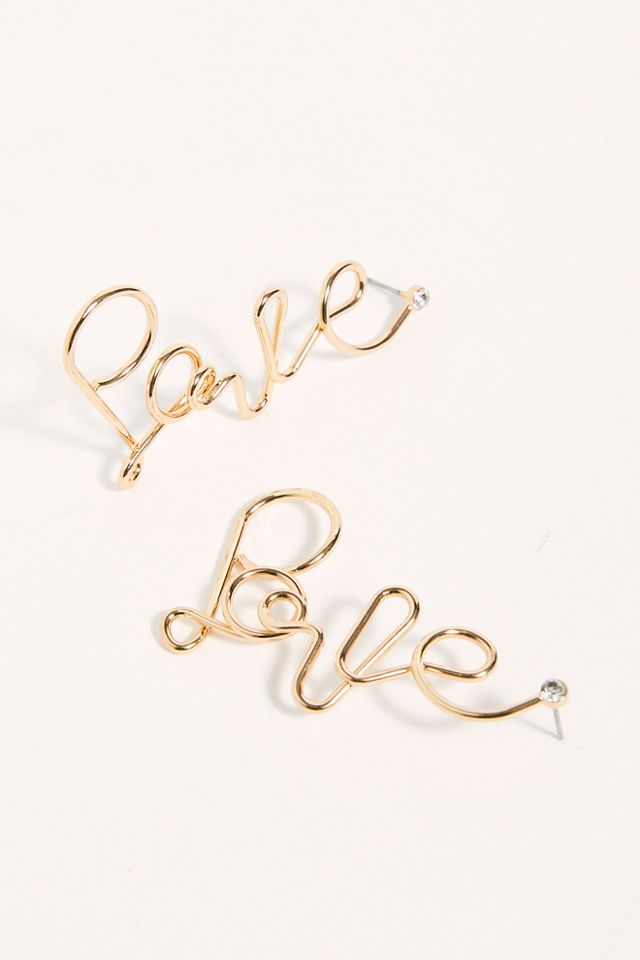 Love Dangle Earrings #3
