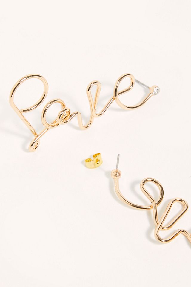 Love Dangle Earrings #4