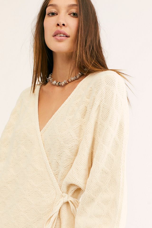 Free people 2025 wrap cardigan