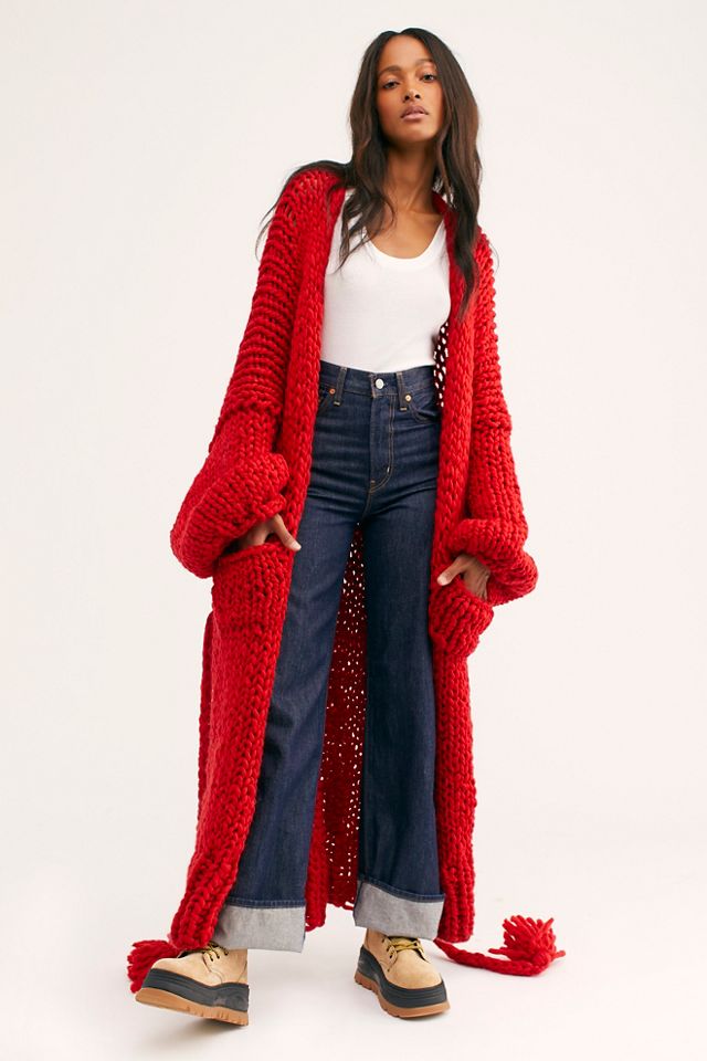 Free people outlet chunky cardigan