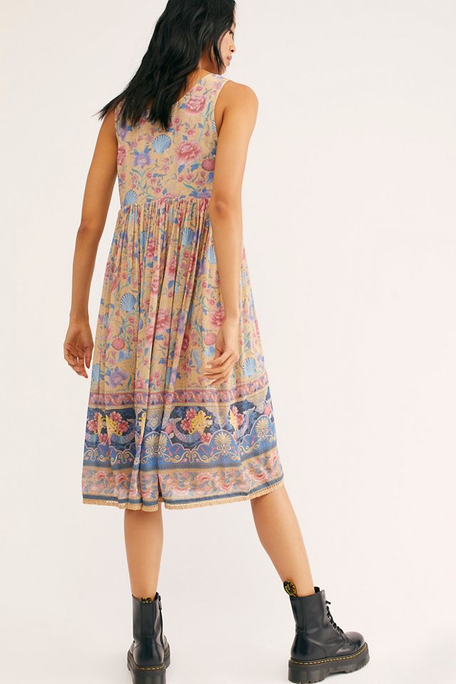 Robe mi-longue nuisette Seashell #1