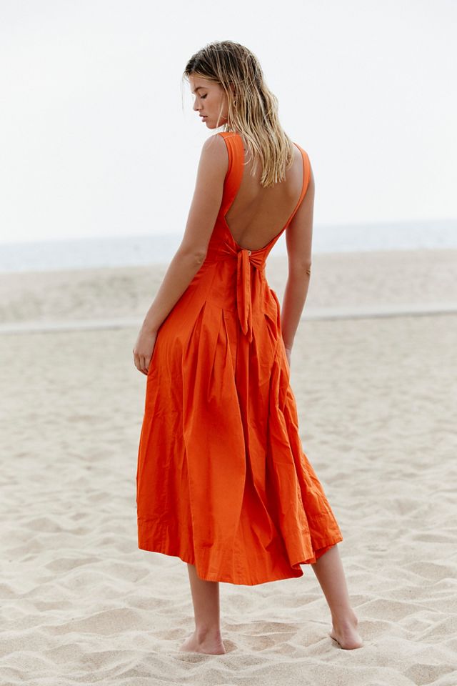 Free people hot sale backless dress