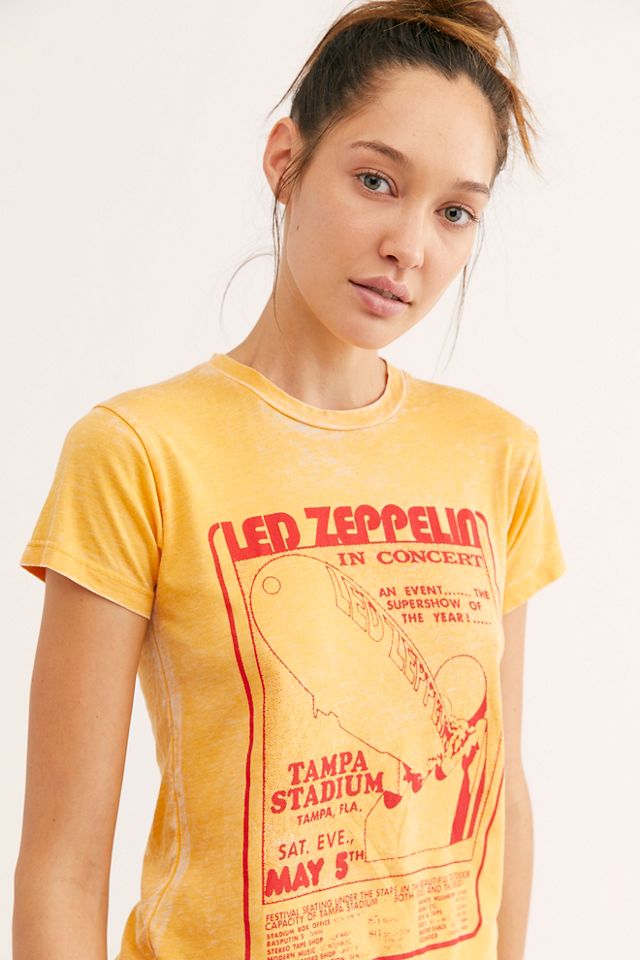 Led Zeppelin Tampa Stadium Burnout Tee #1
