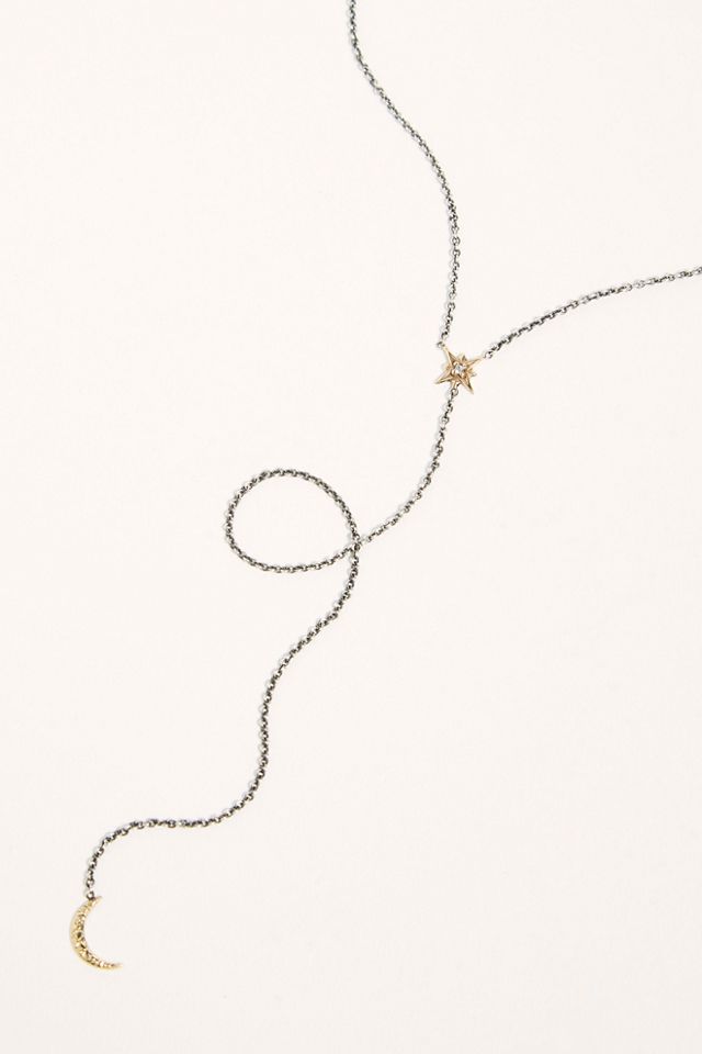 Mahina Diamond Lariat Necklace Free People UK