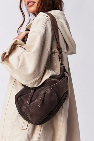 Hudson Sling Bag by Free People in Brown
