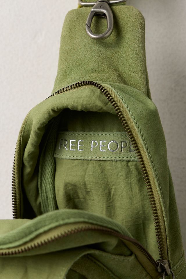 Hudson Suede Sling Bag | Free People display picture 3