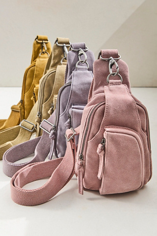 Hudson Sling Bag by FP Collection at Free People in Rose Infused