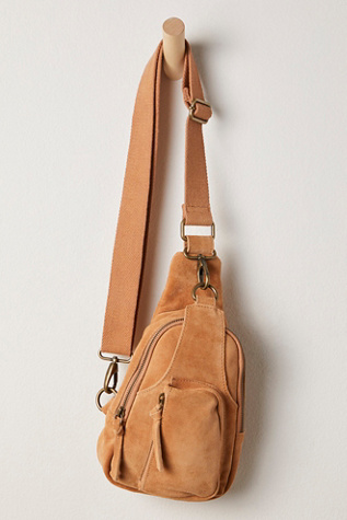 Hudson Sling Bag by FP Collection at Free People in Tan