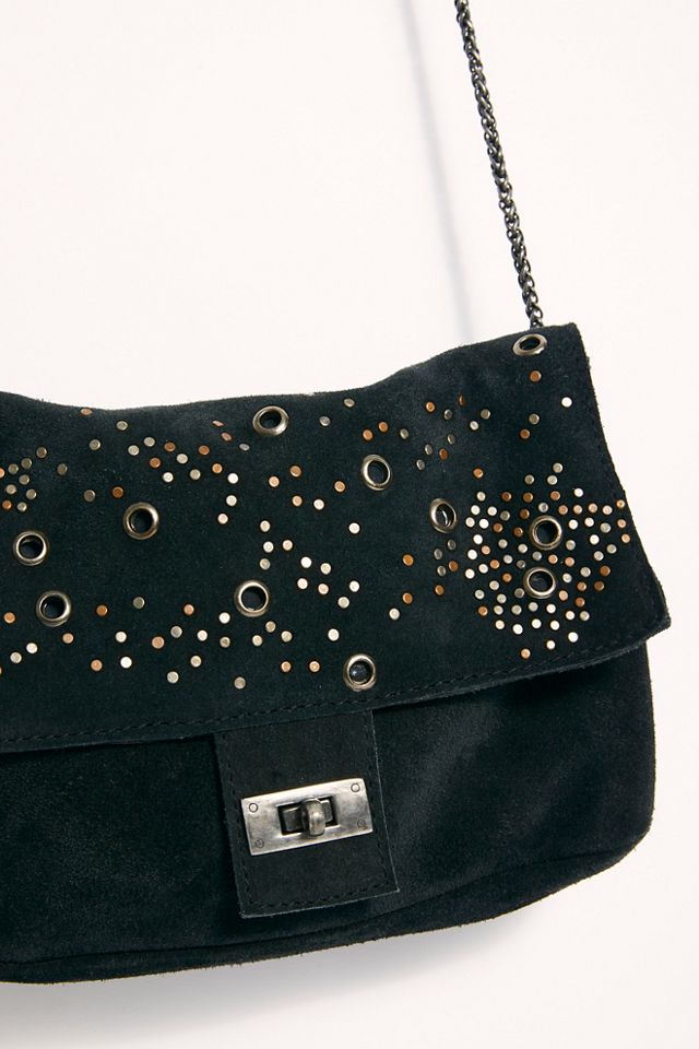 Studded Slouchy Suede Shoulder Bag #3