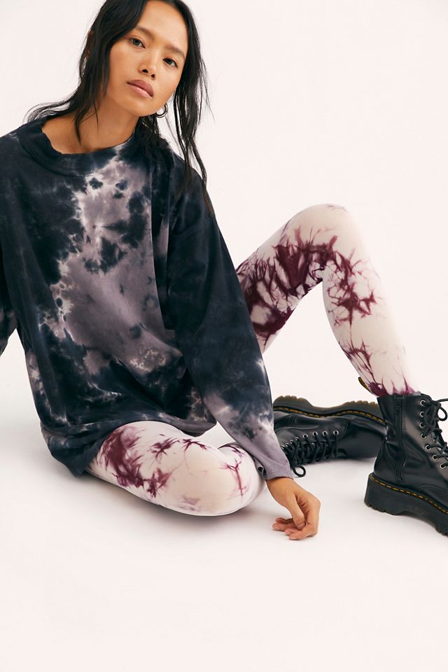 Mirage Tie-Dye Tights