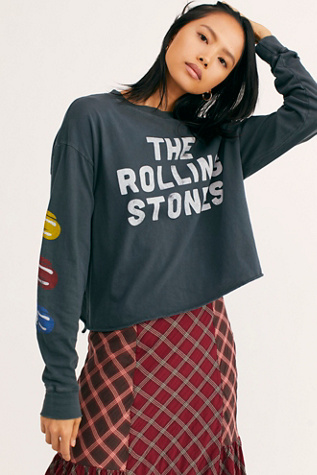 The Rolling Stones '78 Live in Concert Short Sleeve Tee - Royal | Fashion Nova