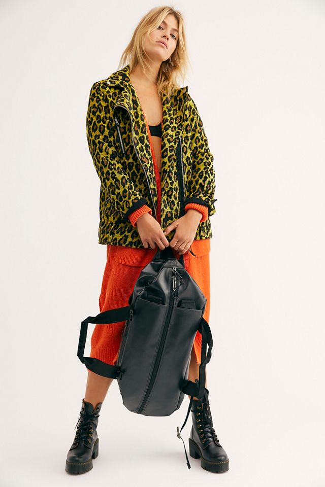Femme Fatale Long Moto Jacket #3