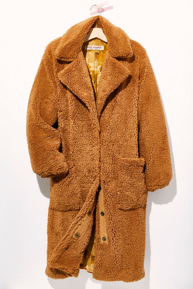 Free people store teddy coat