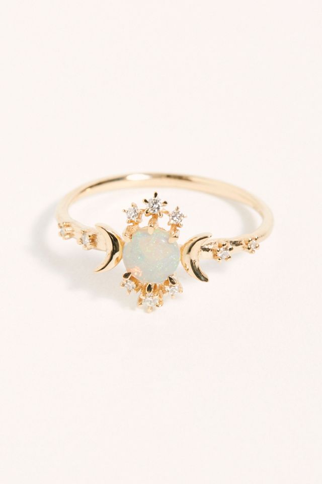 Wandering star clearance ring opal