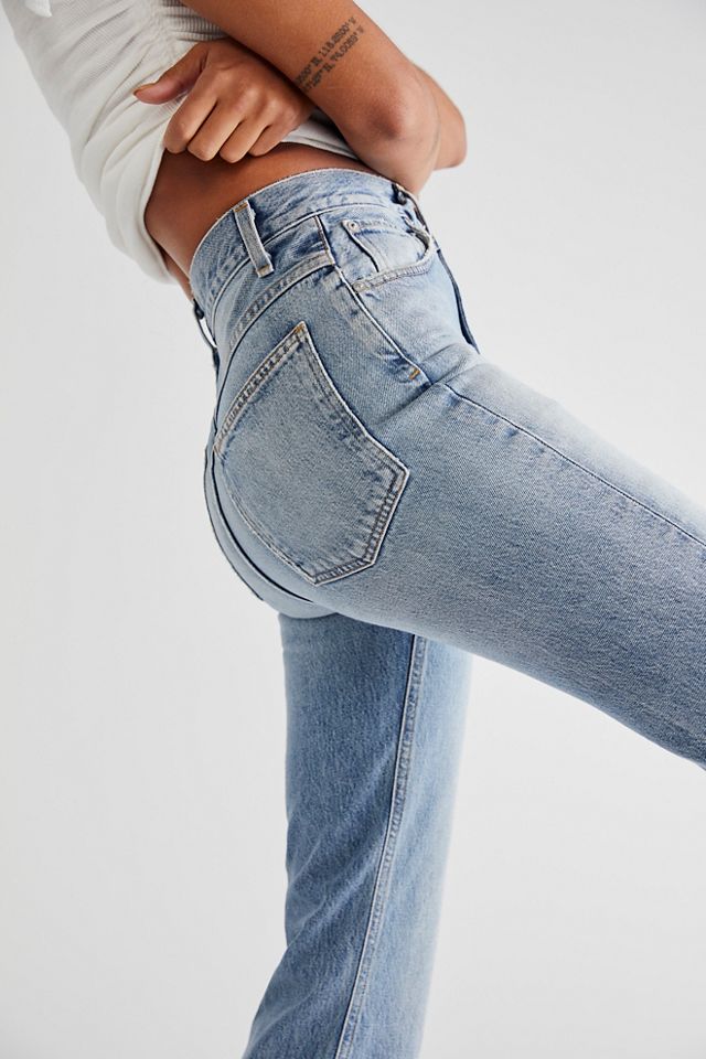 AGOLDE Vintage Hi Rise Flare Jeans Free People