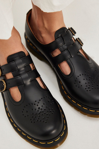 Dr. Martens 8065 Mary Janes at Free People in Black, Size: US 10