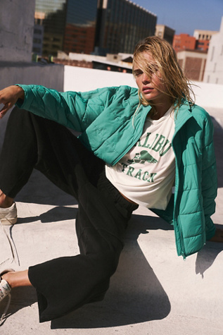 Pippa Packable Puffer Jacket by FP Movement at Free People, Sport Green, L