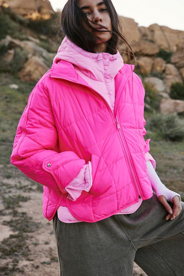 Free people pink clearance puffer