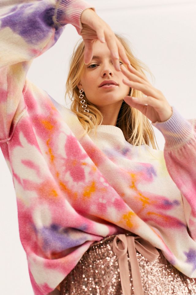 Pull tie and dye Cosmos