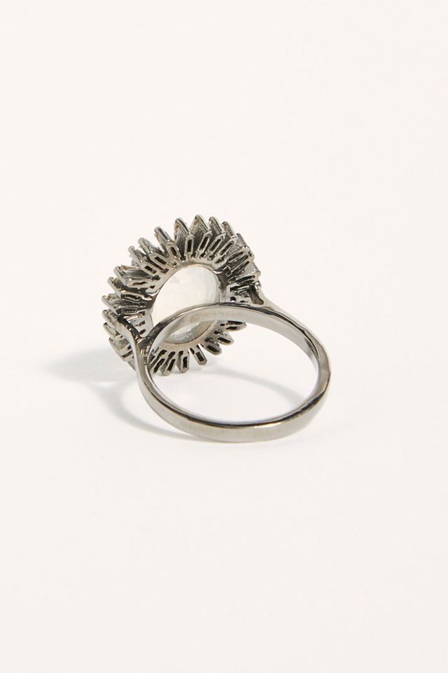 Moonstone Diamond Ring #1