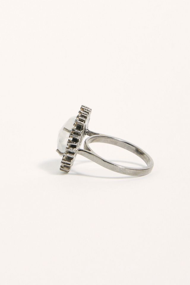 Moonstone Diamond Ring #2