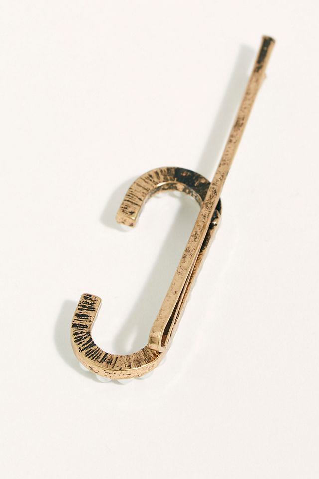 Pearl Letter Bobby Pin #1