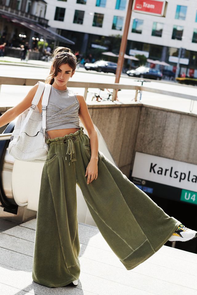 Half palazzo sale pants