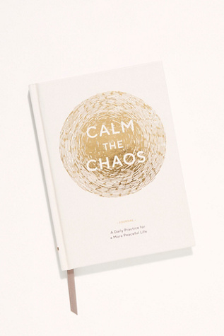 Calm The Chaos Journal by Chronicle Books at Free People, One