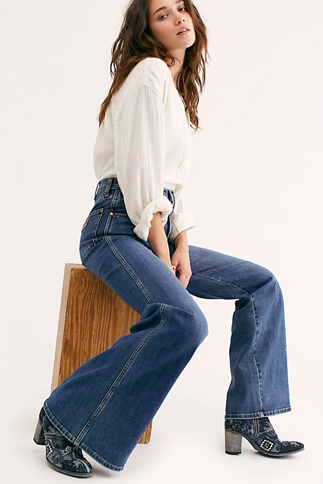 Wrangler Fly High Flare Jeans | Free People